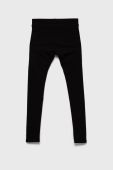 Дитячі легінси Tommy Hilfiger колір чорний з принтом Дитячі легінси Tommy Hilfiger колір чорний з принтом