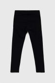 Дитячі легінси United Colors of Benetton колір чорний меланж Дитячі легінси United Colors of Benetton колір чорний меланж