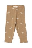 Легінси для немовлят That's mine колір коричневий з принтом Легінси для немовлят That's mine колір коричневий з принтом