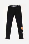 Дитячі легінси Ellesse Fabi колір чорний з принтом Дитячі легінси Ellesse Fabi колір чорний з принтом