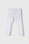 Дитячі легінси United Colors of Benetton колір білий меланж (3393281) Дитячі легінси United Colors of Benetton колір білий меланж (3393281)