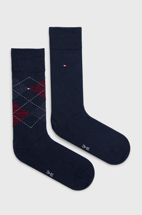 Шкарпетки Tommy Hilfiger (2-pack) колір синій (2637495) Шкарпетки Tommy Hilfiger (2-pack) колір синій (2637495)