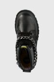 Черевики Buffalo Aspha Chain жіночі колір чорний на платформі
