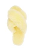 Вовняні тапочки Emu Australia Mayberry колір жовтий Вовняні тапочки Emu Australia Mayberry колір жовтий