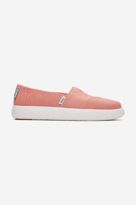 Еспадрилі Toms Canvas Mallow Sneaker колір помаранчевий