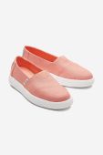 Еспадрилі Toms Canvas Mallow Sneaker колір помаранчевий