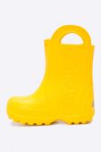 Crocs - Дитячі гумові чоботи Handle Rain колір жовтий Crocs - Дитячі гумові чоботи Handle Rain колір жовтий