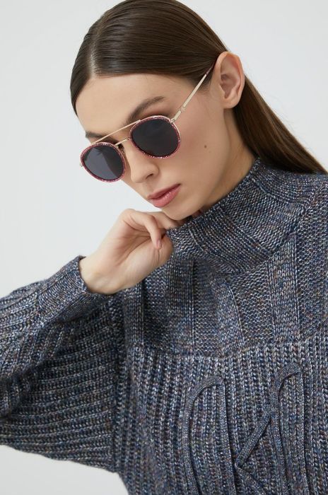 Сонцезахисні окуляри Chiara Ferragni жіночі колір рожевий (2638236)