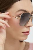 Сонцезахисні окуляри Jimmy Choo жіночі колір золотий (2638250) Сонцезахисні окуляри Jimmy Choo жіночі колір золотий (2638250)