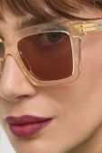 Сонцезахисні окуляри Bottega Veneta жіночі колір бежевий Сонцезахисні окуляри Bottega Veneta жіночі колір бежевий