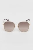 Сонцезахисні окуляри Gucci жіночі колір золотий (2475989)