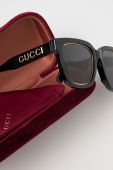 Сонцезахисні окуляри Gucci жіночі колір чорний (2477321)