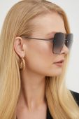 Сонцезахисні окуляри Alexander McQueen жіночі колір чорний (2476019)