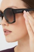 Сонцезахисні окуляри Alexander McQueen жіночі колір коричневий (2476026) Сонцезахисні окуляри Alexander McQueen жіночі колір коричневий (2476026)