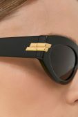 сонцезахисні окуляри Bottega Veneta жіночі колір чорний (2857909)