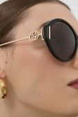 Сонцезахисні окуляри Gucci GG1202S жіночі колір чорний Сонцезахисні окуляри Gucci GG1202S жіночі колір чорний