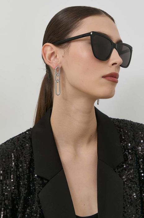 Окуляри Saint Laurent жіночі колір чорний