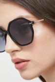 Сонцезахисні окуляри HUGO 1211/S жіночі колір чорний Сонцезахисні окуляри HUGO 1211/S жіночі колір чорний