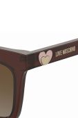 Сонцезахисні окуляри Love Moschino жіночі колір коричневий (3157819)