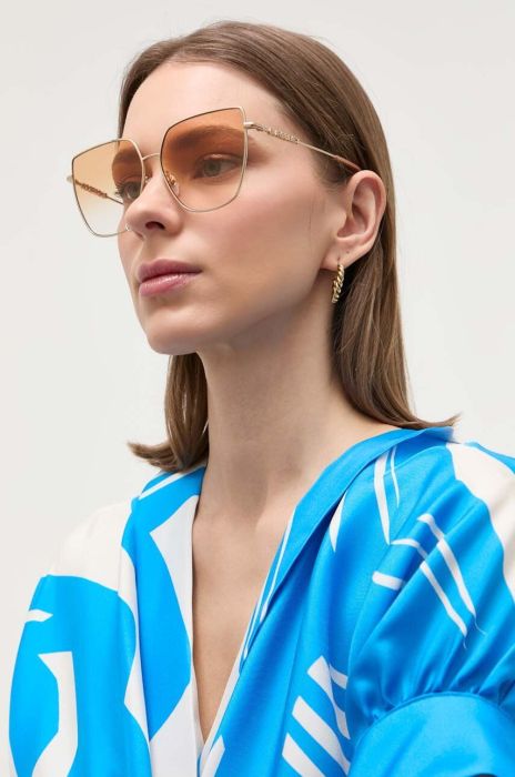 Сонцезахисні окуляри Burberry жіночі колір червоний