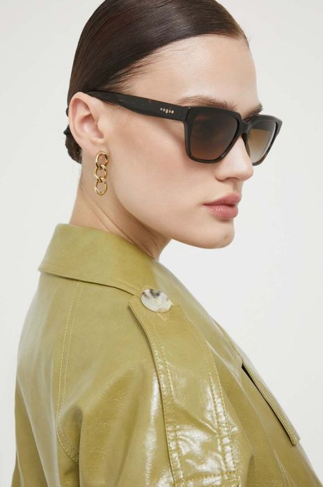 Сонцезахисні окуляри VOGUE жіночі колір коричневий (3169259) Сонцезахисні окуляри VOGUE жіночі колір коричневий (3169259)