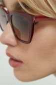 Сонцезахисні окуляри HUGO жіночі колір коричневий (3157829) Сонцезахисні окуляри HUGO жіночі колір коричневий (3157829)