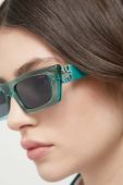 Сонцезахисні окуляри HUGO жіночі колір зелений Сонцезахисні окуляри HUGO жіночі колір зелений