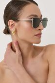 Сонцезахисні окуляри Bottega Veneta жіночі колір срібний (3204370)