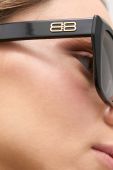 Сонцезахисні окуляри Balenciaga BB0273SA жіночі колір чорний Сонцезахисні окуляри Balenciaga BB0273SA жіночі колір чорний