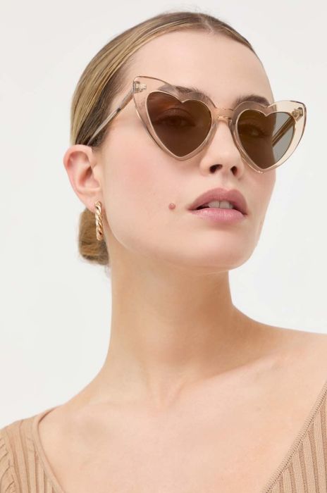 Сонцезахисні окуляри Saint Laurent жіночі колір бежевий (3332450) Сонцезахисні окуляри Saint Laurent жіночі колір бежевий (3332450)