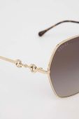 Сонцезахисні окуляри Gucci жіночі колір золотий (3329590) Сонцезахисні окуляри Gucci жіночі колір золотий (3329590)