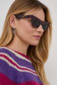 Сонцезахисні окуляри Burberry жіночі колір фіолетовий Сонцезахисні окуляри Burberry жіночі колір фіолетовий