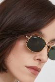 Сонцезахисні окуляри Ray-Ban жіночі колір зелений Сонцезахисні окуляри Ray-Ban жіночі колір зелений