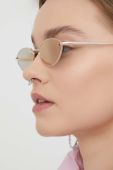 Сонцезахисні окуляри Chiara Ferragni жіночі колір бежевий