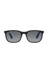 Дитячі сонцезахисні окуляри Ray-Ban Junior колір синій 0RJ9076S-Polarized