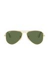 Дитячі сонцезахисні окуляри Ray-Ban Junior Aviator колір зелений 0RJ9506S-Polarized