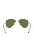 Дитячі сонцезахисні окуляри Ray-Ban Junior Aviator колір зелений 0RJ9506S-Polarized Дитячі сонцезахисні окуляри Ray-Ban Junior Aviator колір зелений 0RJ9506S-Polarized