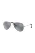 Дитячі сонцезахисні окуляри Ray-Ban Junior Aviator колір сірий 0RJ9506S-Lustrzane Дитячі сонцезахисні окуляри Ray-Ban Junior Aviator колір сірий 0RJ9506S-Lustrzane