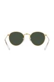 Дитячі сонцезахисні окуляри Ray-Ban Round Kids колір зелений 0RJ9547S Дитячі сонцезахисні окуляри Ray-Ban Round Kids колір зелений 0RJ9547S