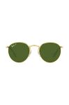 Дитячі сонцезахисні окуляри Ray-Ban Round Kids колір зелений 0RJ9547S-Polarized