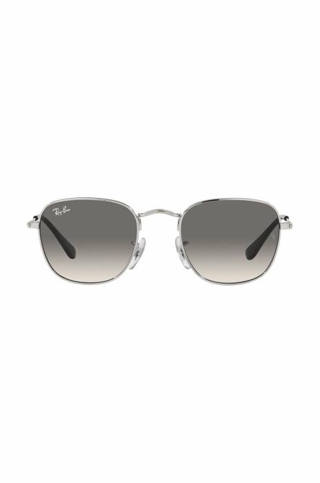 Дитячі сонцезахисні окуляри Ray-Ban Frank Kids колір сірий 0RJ9557S Дитячі сонцезахисні окуляри Ray-Ban Frank Kids колір сірий 0RJ9557S