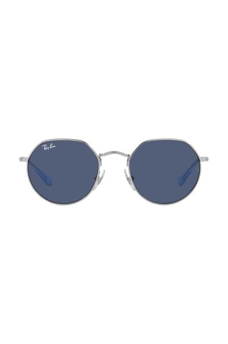 Дитячі сонцезахисні окуляри Ray-Ban Junior Jack 0RJ9565S колір блакитний