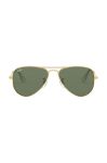 Дитячі сонцезахисні окуляри Ray-Ban Junior Aviator колір зелений 0RJ9506S