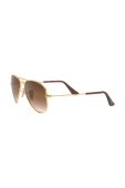 Дитячі сонцезахисні окуляри Ray-Ban Junior Aviator колір коричневий 0RJ9506S Дитячі сонцезахисні окуляри Ray-Ban Junior Aviator колір коричневий 0RJ9506S