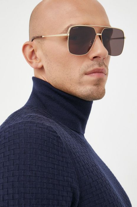 Сонцезахисні окуляри Gucci чоловічі колір золотий (2555080) Сонцезахисні окуляри Gucci чоловічі колір золотий (2555080)