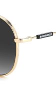 Сонцезахисні окуляри DSQUARED2 чоловічі колір золотий Сонцезахисні окуляри DSQUARED2 чоловічі колір золотий