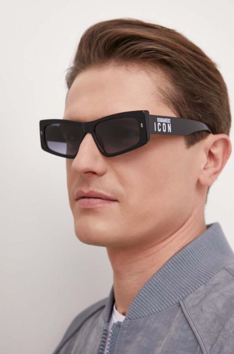 Сонцезахисні окуляри DSQUARED2 чоловічі колір чорний (3166040) Сонцезахисні окуляри DSQUARED2 чоловічі колір чорний (3166040)