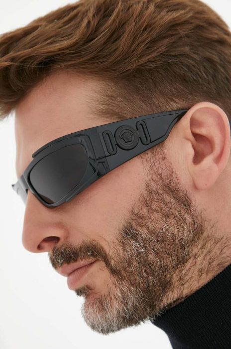 Сонцезахисні окуляри Versace чоловічі колір чорний (3268628) Сонцезахисні окуляри Versace чоловічі колір чорний (3268628)