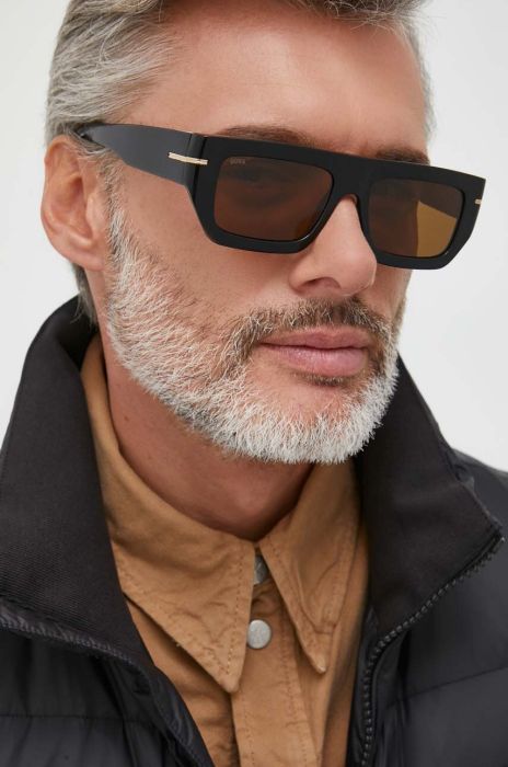 Сонцезахисні окуляри BOSS чоловічі колір чорний (3332452)