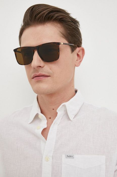 Сонцезахисні окуляри Gucci чоловічі колір коричневий (3169293) Сонцезахисні окуляри Gucci чоловічі колір коричневий (3169293)